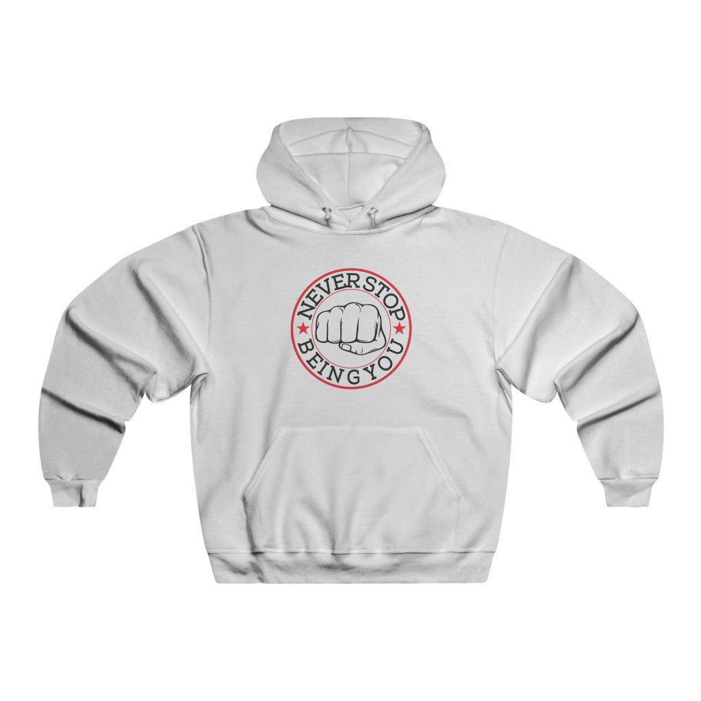 Never Stop Being You Men's NUBLEND® Hooded Sweatshirt