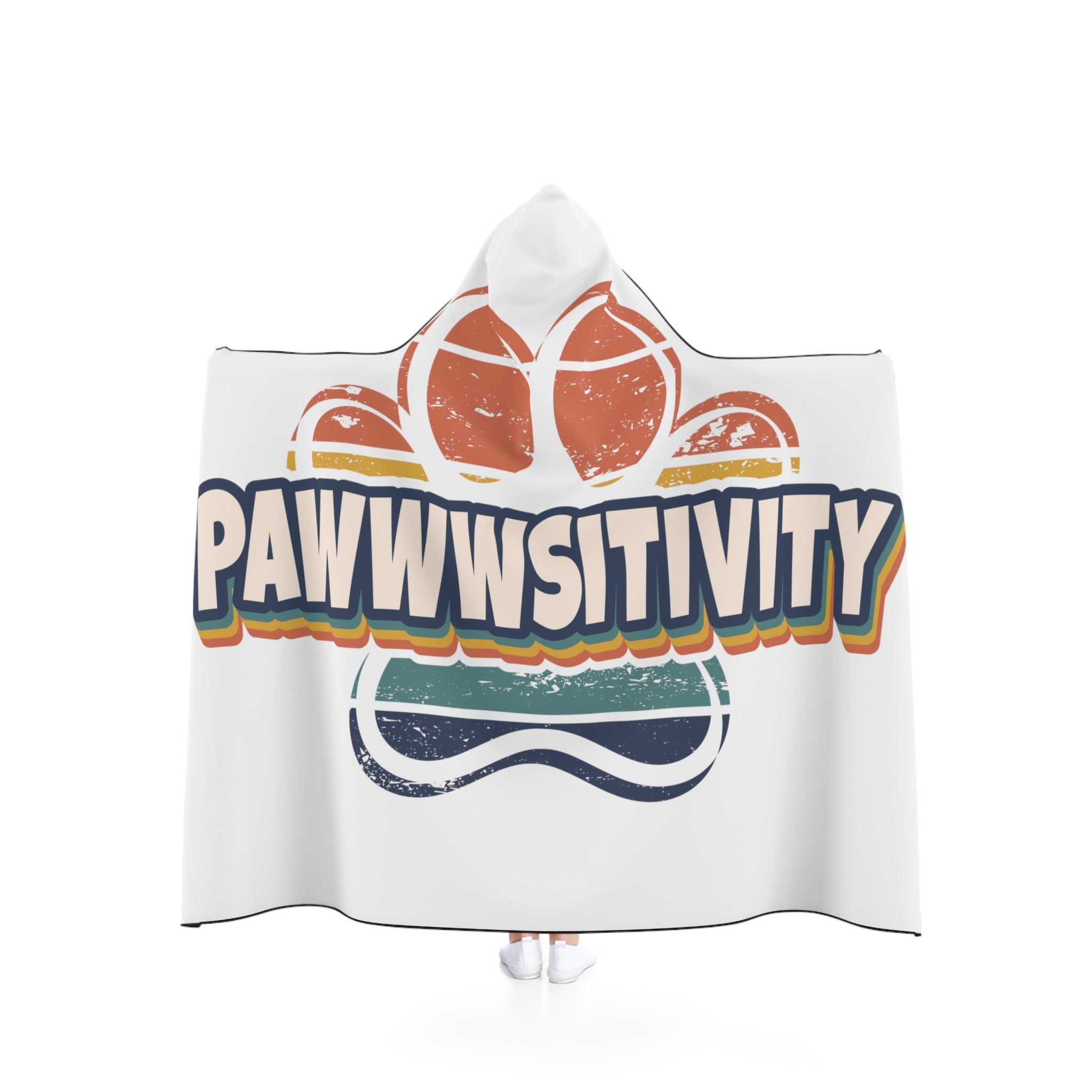 Pawwwsitivity Hooded Blanket