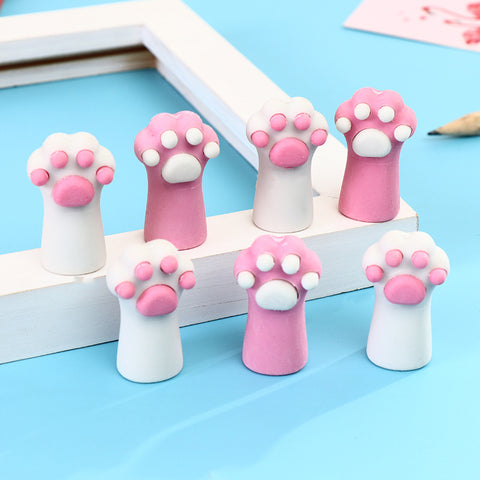 Adorable Cat Paw Erasers