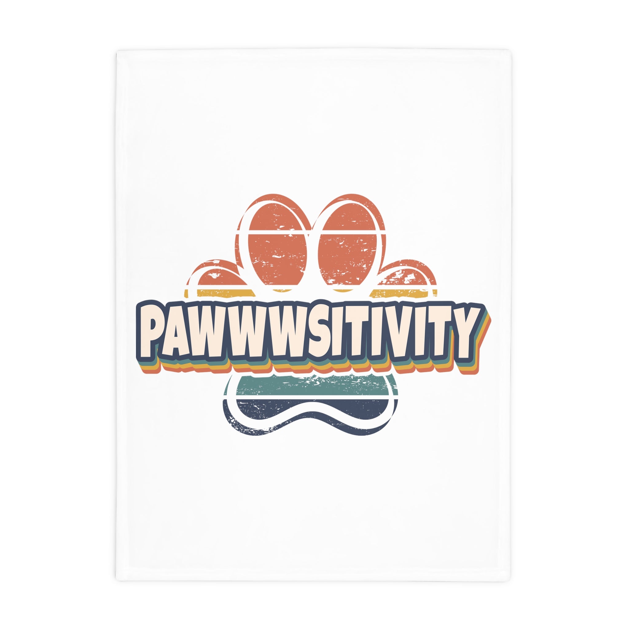 Pawwwsitivity Plush Fleece Blanket