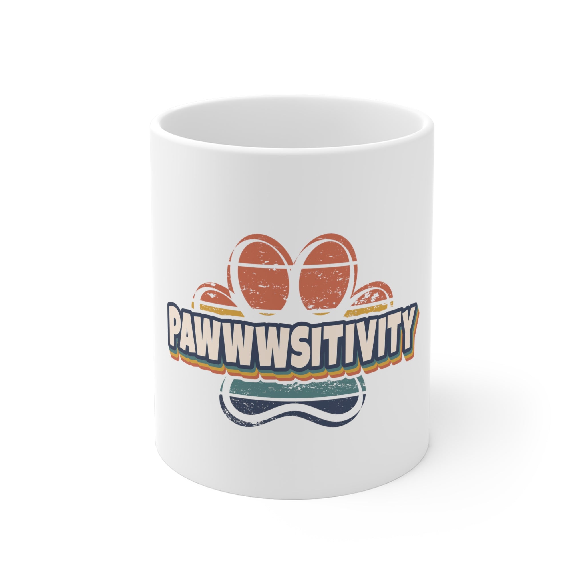 Pawwwsitivity Ceramic Mugs (11oz)