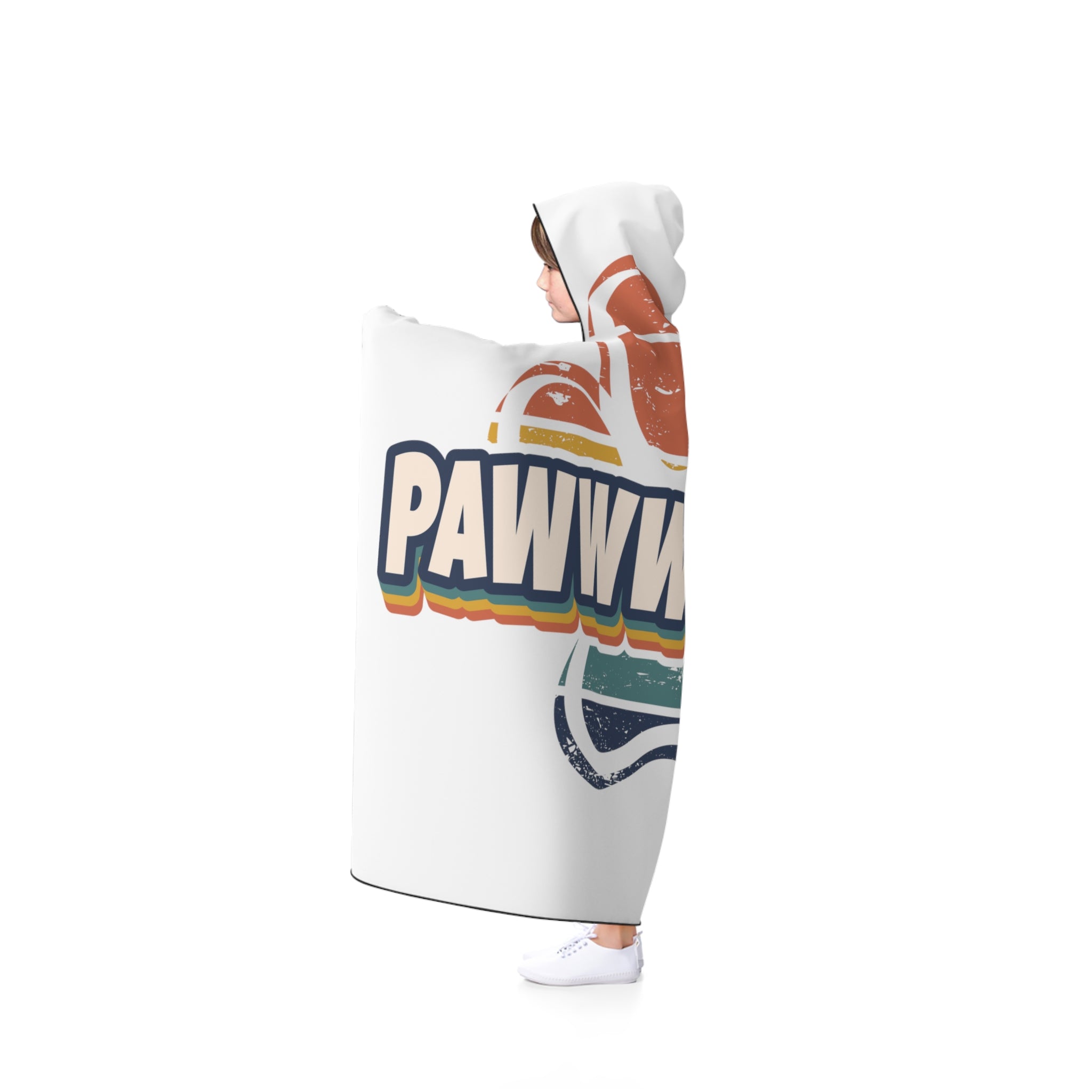 Pawwwsitivity Hooded Blanket