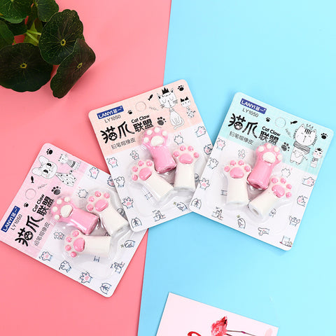 Adorable Cat Paw Erasers