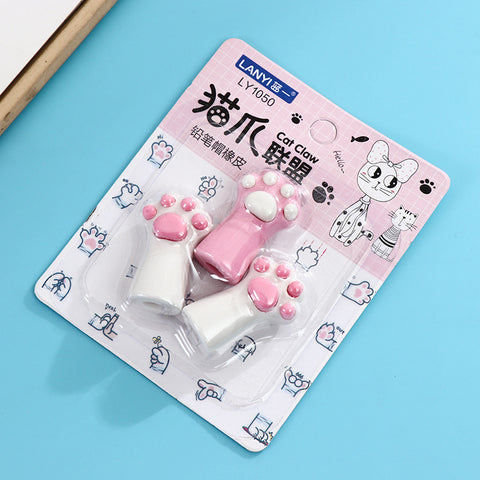 Adorable Cat Paw Erasers