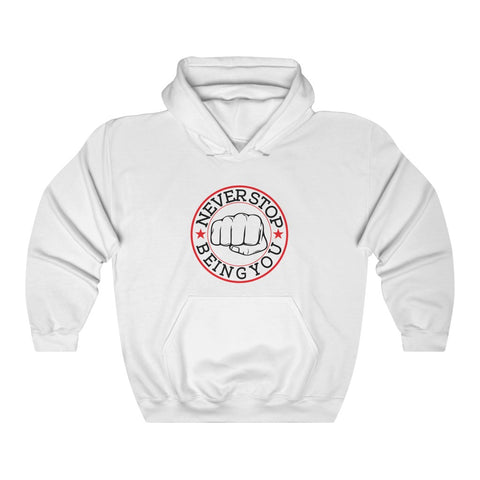 Never Stop Being You Unisex Heavy Blend™ Hooded Sweatshirt