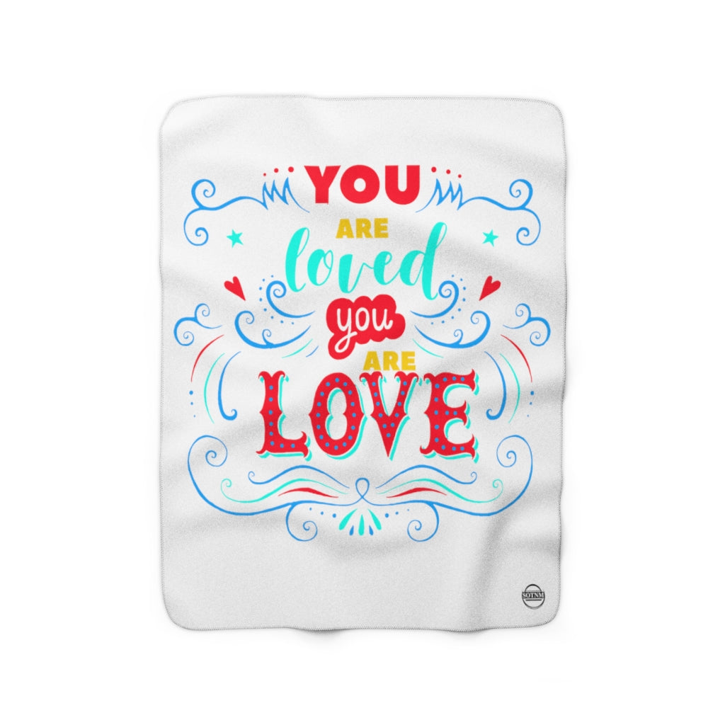 Limited Edition "You Are Love" Sherpa Fleece Blanket