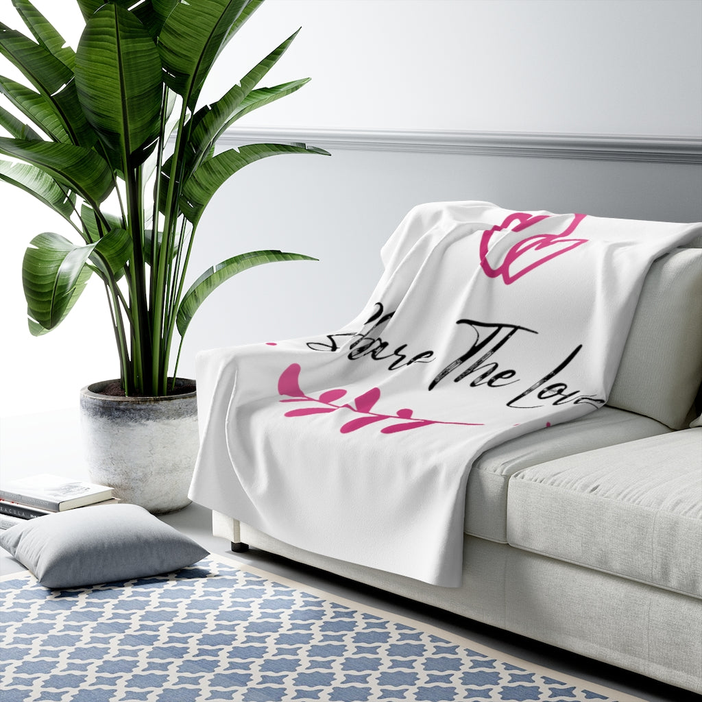 Share The Love - Sherpa Fleece Blanket