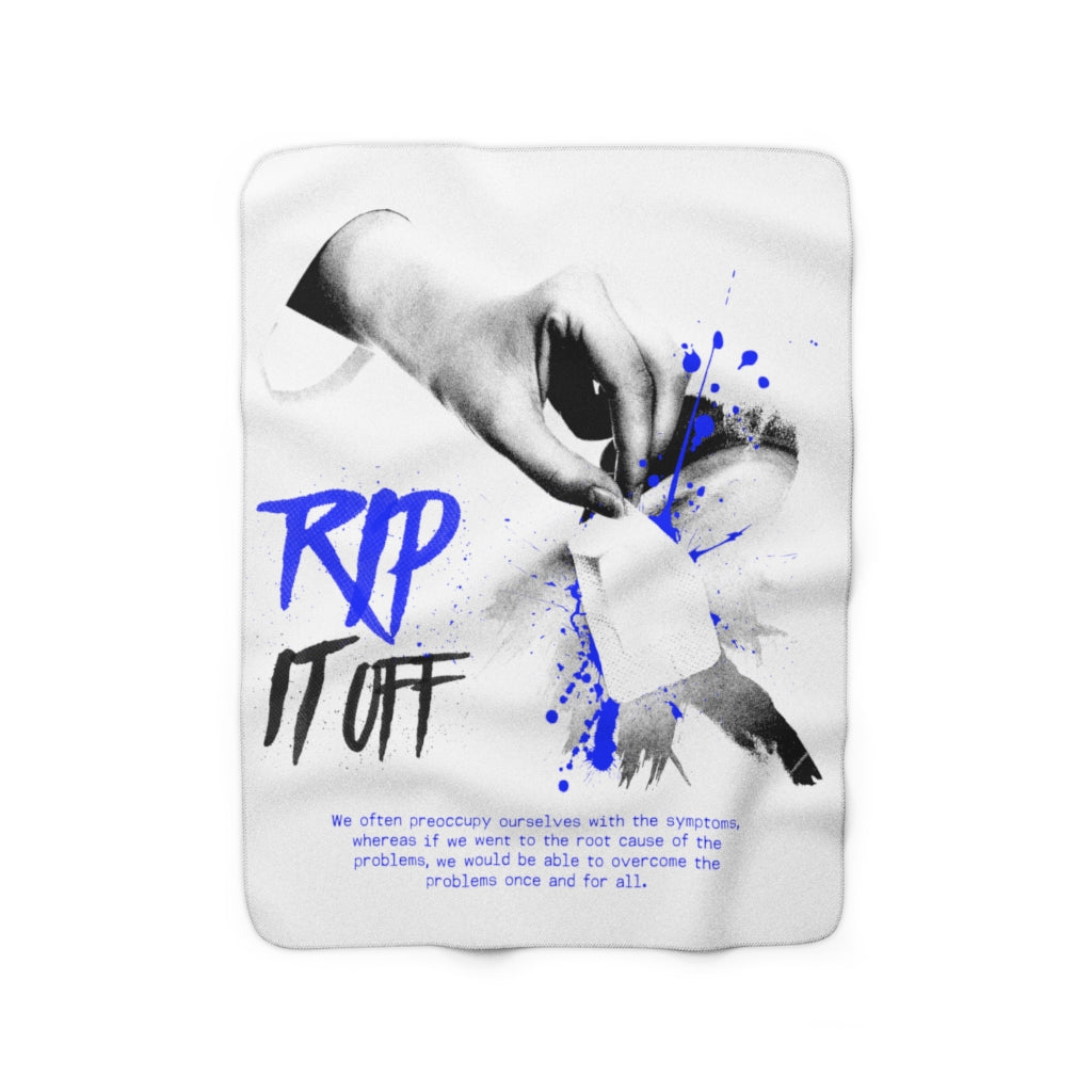 Limited Edition Rip It Off Sherpa Fleece Blanket