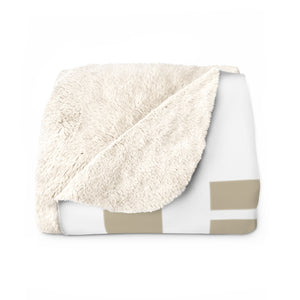 Live Life Happy Sherpa Fleece Blanket